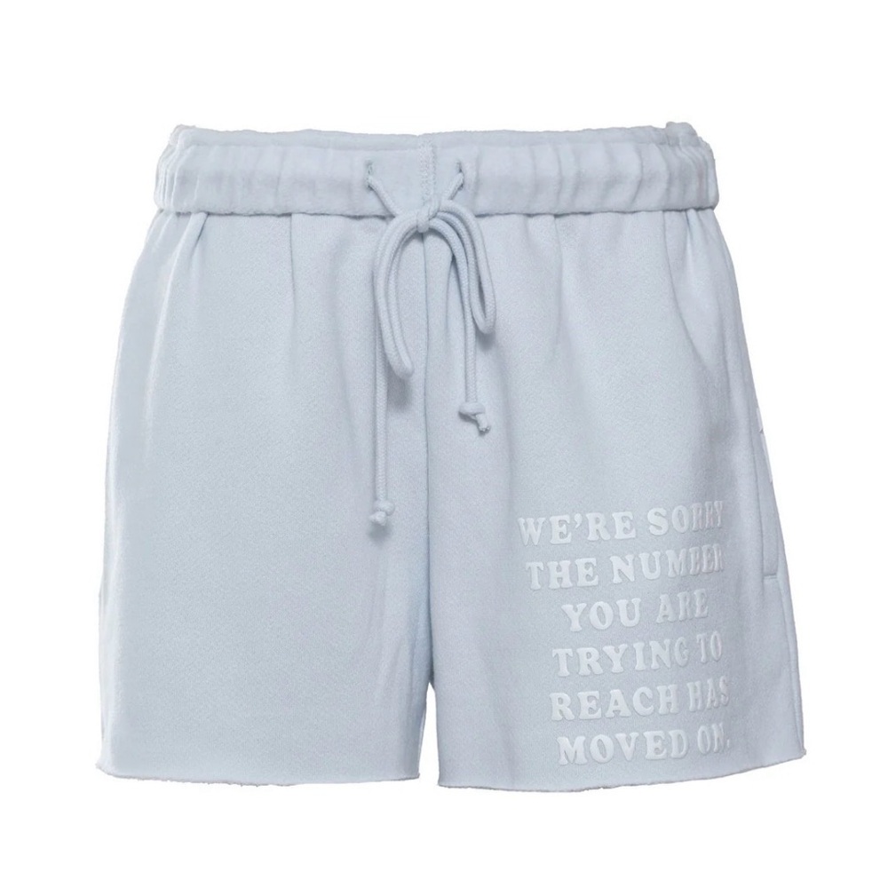 Light BLUE 1-800 BOYS LIE BASIC SHORTS sweatpant cotton L - Picture 2 of 5